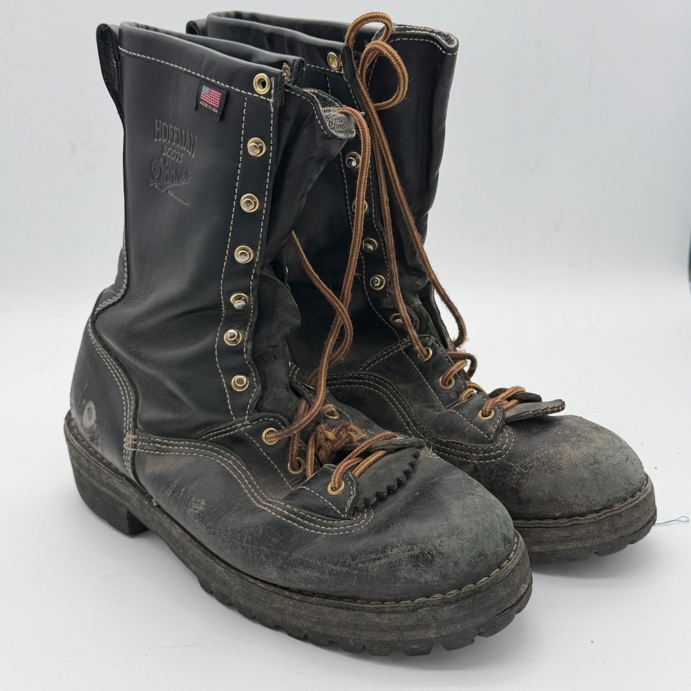 Danner Hoffman 10 Super RF 19800X Mens 13 D Black Leather Gore-Tex Boots USA